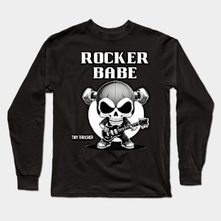 Heavy Metal Rocker Babe Long Sleeve T-Shirt